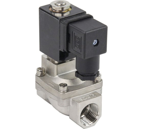 Электромагнитный клапан DN.ru VS2W-401V-PU-NC Ду32 Ру10 сталь, пилотный VITON 24В DC D130-01550