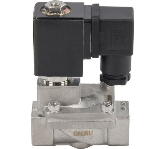 Электромагнитный клапан DN.ru VS2W-401V-PU-NC Ду50 Ру10 сталь, пилотный VITON 24В DC D130-01552
