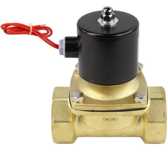 Клапан электромагнитный DN.ru VS2W-100N-NC Ду15 Ру10 двухходовой, латунь, NBR, 220В AC D130-01553