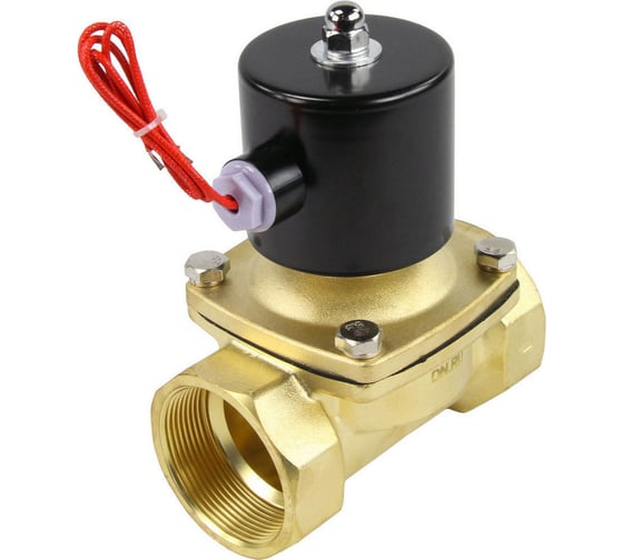 Клапан электромагнитный DN.ru VS2W-100N-NC Ду15 Ру10 двухходовой, латунь, NBR, 220В AC D130-01553