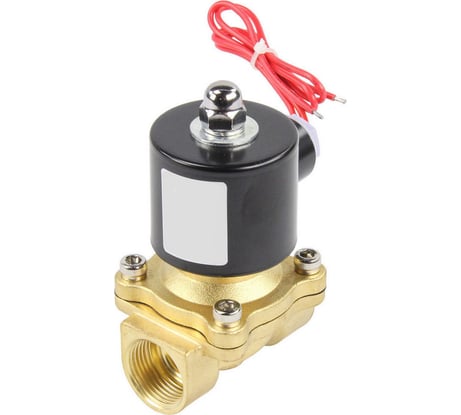 Клапан электромагнитный DN.ru VS2W-100N-NC Ду40 Ру10 двухходовой, латунь, NBR, 220В AC D130-01557