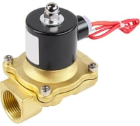 Клапан электромагнитный DN.ru VS2W-100V-NC Ду32 Ру10 двухходовой, латунь, VITON, 220В AC D130-01562