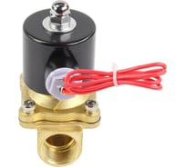 Клапан электромагнитный DN.ru VS2W-100V-NC Ду40 Ру10 двухходовой, латунь, VITON, 220В AC D130-01563