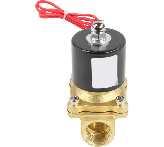 Клапан электромагнитный DN.ru VS2W-100V-NC Ду40 Ру10 двухходовой, латунь, VITON, 220В AC D130-01563
