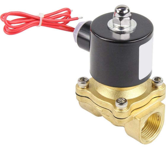 Клапан электромагнитный DN.ru VS2W-100V-NC Ду40 Ру10 двухходовой, латунь, VITON, 220В AC D130-01563