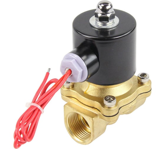 Клапан электромагнитный DN.ru VS2W-100E-NC Ду20 Ру10 двухходовой, латунь, EPDM, 24В DC D130-01590