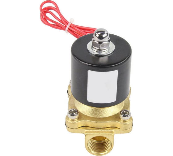 Клапан электромагнитный DN.ru VS2W-100E-NC Ду25 Ру10 двухходовой, латунь, EPDM, 24В DC D130-01591
