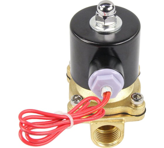 Клапан электромагнитный DN.ru VS2W-100E-NC Ду25 Ру10 двухходовой, латунь, EPDM, 24В DC D130-01591