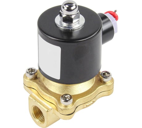 Клапан электромагнитный DN.ru VS2W-100E-NC Ду32 Ру10 двухходовой, латунь, EPDM, 24В DC D130-01592