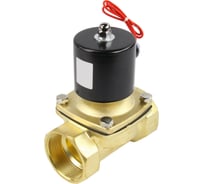 Клапан электромагнитный DN.ru VS2W-100V-NC Ду15 Ру10 двухходовой, латунь, VITON, 24В DC D130-01601