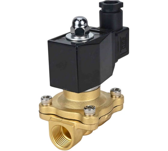Электромагнитный клапан DN.ru VS2W-300E-NC Ду50 Ру10 двухходовой, латунь, EPDM, 220В AC D130-01711