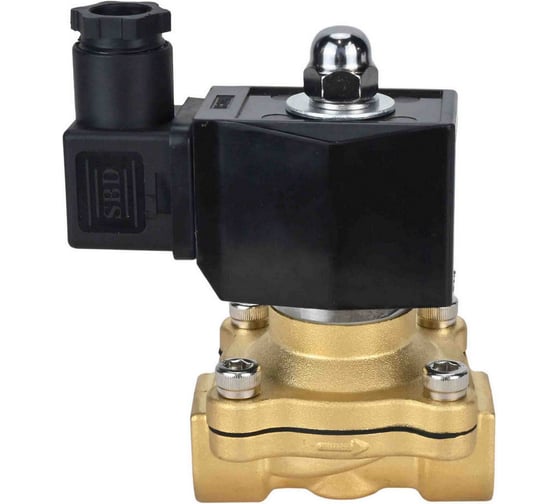 Клапан электромагнитный DN.ru VS2W-300N-NC Ду32 Ру10 двухходовой, латунь, NBR, 220В AC D130-01715