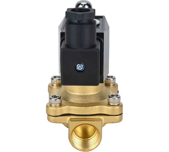 Клапан электромагнитный DN.ru VS2W-300N-NO Ду40 Ру10 двухходовой, латунь, NBR, 220В AC D130-01737 1