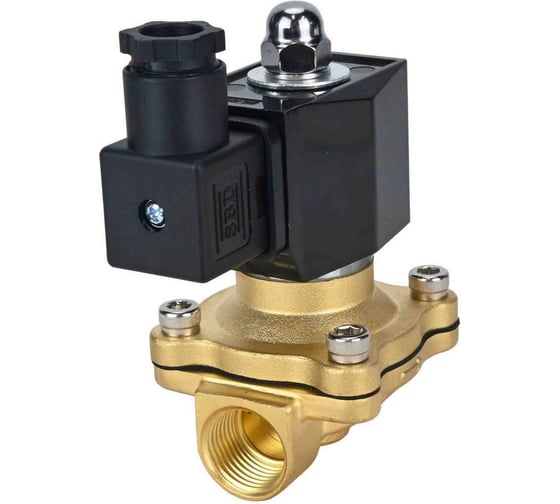 Клапан электромагнитный DN.ru VS2W-300N-NC Ду25 Ру10 двухходовой, латунь, NBR, 24В DC D130-01756