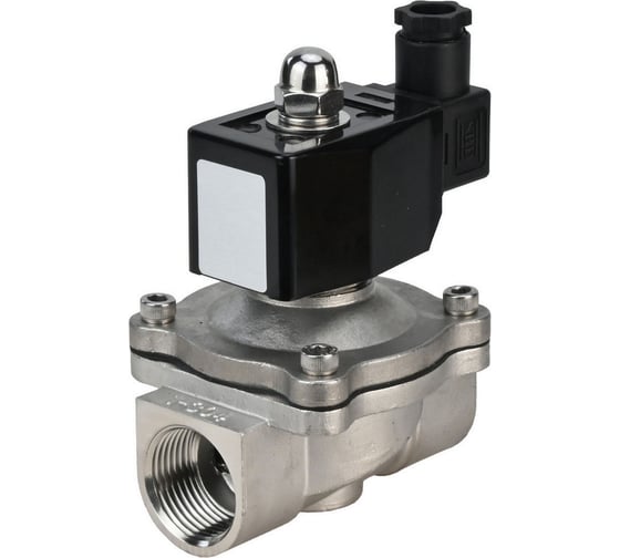 Электромагнитный клапан DN.ru VS2W-301E-NC Ду15 Ру10 двухходовой, сталь, EPDM, 220В AC D130-01790