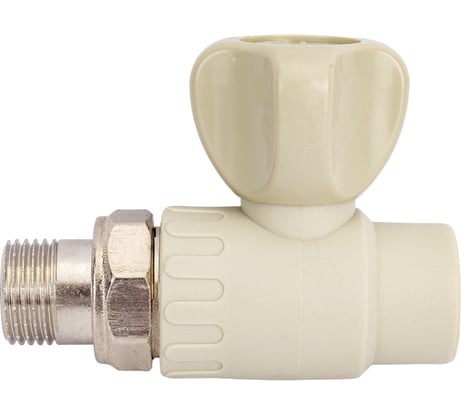 Шаровой кран для радиатора Berke Plastik прямой 20x1/2 серый 3.4070.19.020