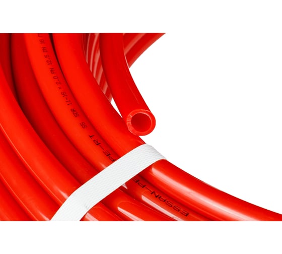 Труба из сшитого полиэтилена ESSAN СТ RED PE-RT 16x2.0, красный, 100 м 30111988