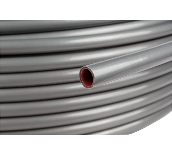 Труба из сшитого полиэтилена ESSAN СТ FLEX EVOH PEX-a STABIL 16x2.6, серый, 100 м ГОСТ32415-2013 13021996