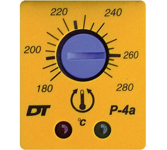 Комплект для сварки полипропиленовых труб DYTRON стержневой p-4a 650 w mini blue с колодочными насадками 20,25,32 мм 3974