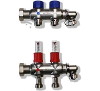 Коллектор Frankische new 4 выхода евроконус 3/4 с расходомерами 79503004