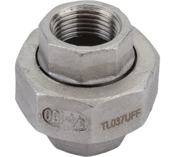 Нержавеющая американка TITAN LOCK (AISI304) 3/8", ВР/ВР TL037UFF