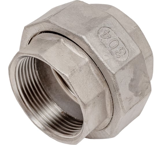 Нержавеющая американка TITAN LOCK (AISI304) 1-1/2", ВР/ВР TL150UFF
