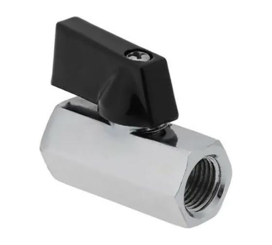 Шаровой кран TITAN LOCK мини ВР-ВР, резьба BSP 1", нержавеющая сталь TL1MBV-FF