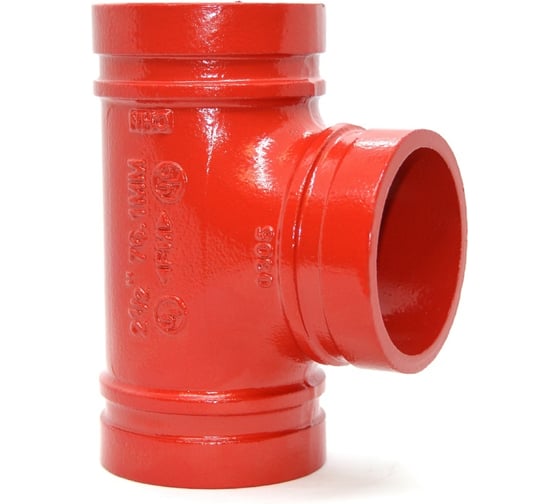 Тройник под муфту GROOVEX 1 1/2" 48 мм TMC48 1