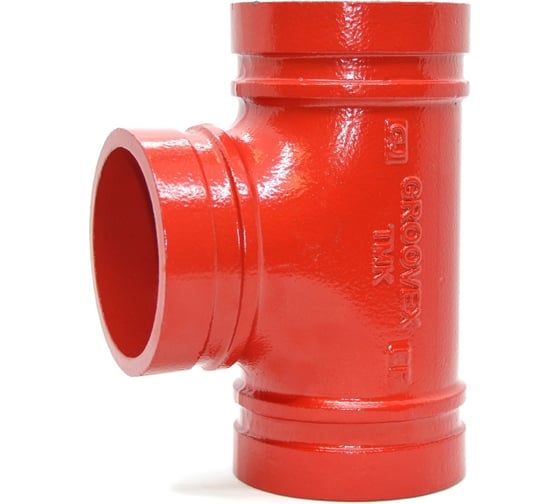 Тройник под муфту GROOVEX 1 1/2" 48 мм TMC48