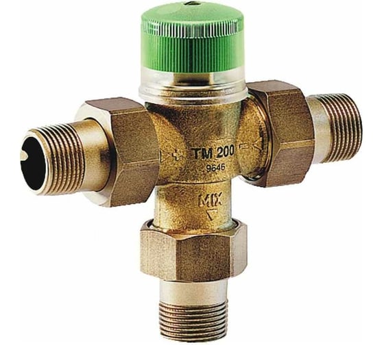 Термосмесительный клапан Honeywell с защитой от ошпаривания, 3/4", 30 ...