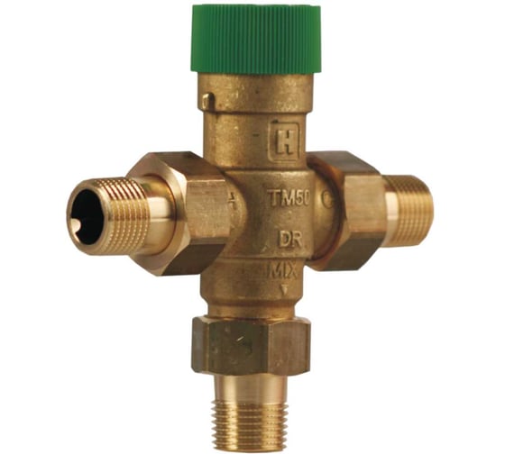 Термосмесительный клапан с защитой от ошпаривания, Honeywell Braukmann 1/2", 30 - 60 град С, 4019837068752 TM50-1/2A