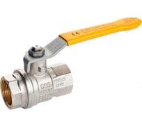 Шаровой кран для газа RUB ROMA 3/4 DN20 PN40, ВР-ВР, (S.84), ручка S84E00