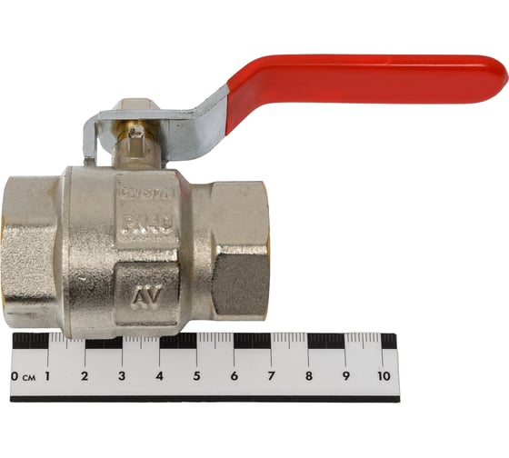 Шаровой кран AV Engineering 1", PN40, с внутренней резьбой, ручка AVE090001