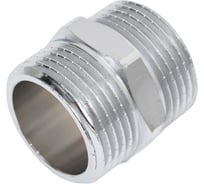 Латунный ниппель AV Engineering наружная-наружная, 1", хром AVE303006
