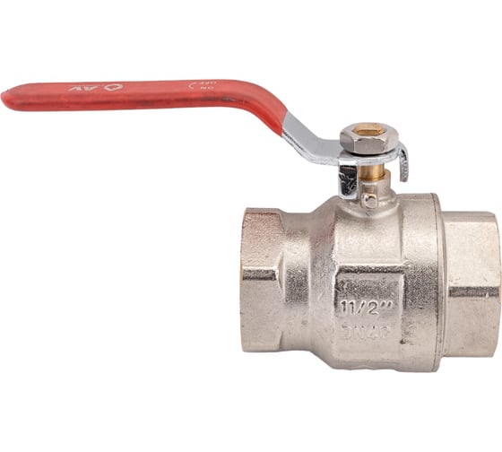 Шаровой кран AV Engineering 1 1/2", PN25, с внутренней резьбой, ручка AVE090112