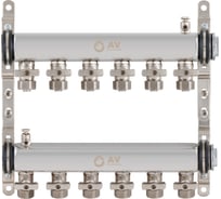 Коллекторная группа AV Engineering AVE134, 6 выходов AVE13400106