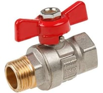 Шаровой кран AV Engineering 1/2", PN40, с внутренней-наружной резьбой, бабочка AVE093012