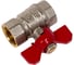 Шаровой кран AV Engineering 1/2", PN30, с внутренней резьбой, бабочка AVE139012 2
