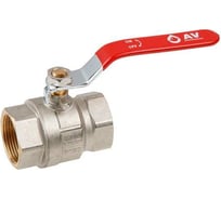 Шаровой кран AV Engineering 1 1/4", PN25, с внутренней резьбой, ручка AVE090114