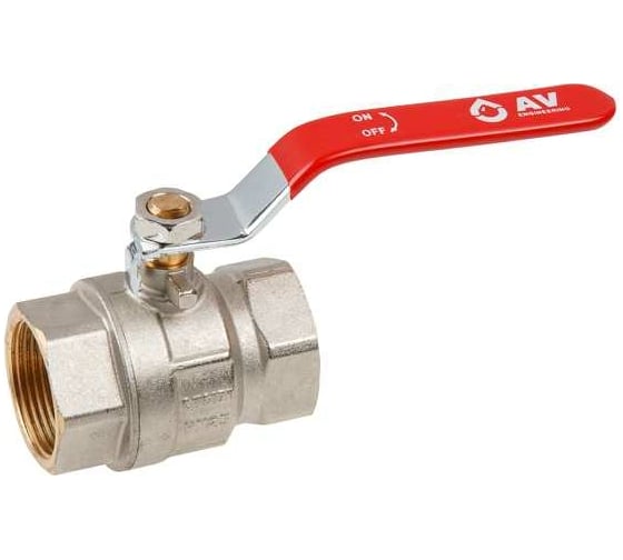 Шаровой кран AV Engineering 1 1/4", PN25, с внутренней резьбой, ручка AVE090114 1