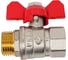 Шаровой кран AV Engineering 1/2", PN30, с внутренней-наружной резьбой, бабочка AVE141012 1