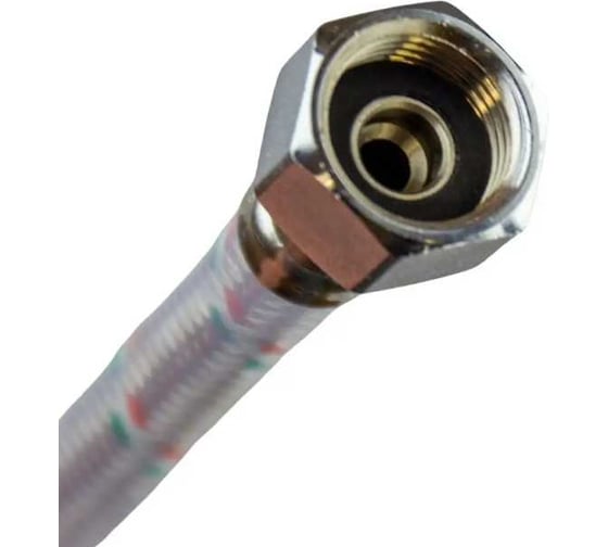 Гибкая подводка для воды COTALI 1/2" г/ш 2,0м оплетка нержавеющая сталь с ПВХ покрытием COTCOVCHг/ш,2.0м