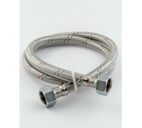 Гибкая подводка для воды COTALI 1/2" г/г 1,0м оплетка нержавеющая сталь с ПВХ покрытием COTCOVCHг/г,1.0м