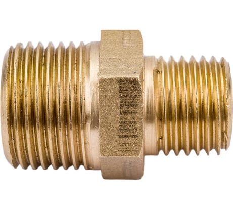 Переходной ниппель Гроссис (латунь) НР 3/8" х 1/4", шт 0730406