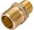 Переходной ниппель Гроссис (латунь) НР 3/8" х 1/4", шт 0730406 2