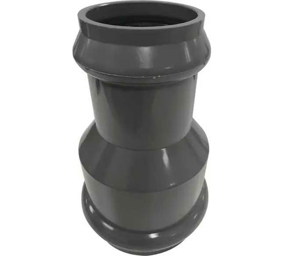 Патрубок AQUAVIVA НПВХ напорный переходной двухраструбный 160/110 AQV160110 14760