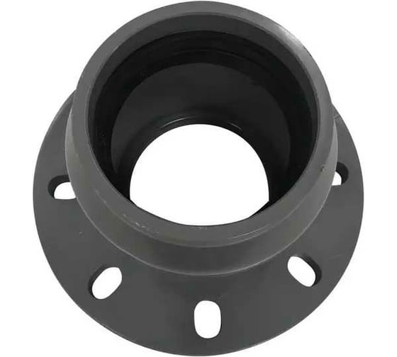 Патрубок AQUAVIVA НПВХ напорный раструбный с НПВХ фланцем 110/100 AQV107110 14785