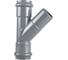 Тройник AQUAVIVA НПВХ напорный раструбный 160/160x45 AQV105160 32579 1