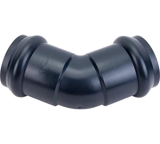 Отвод AQUAVIVA НПВХ напорный двухраструбный 110x45 AQV103110 26510 1