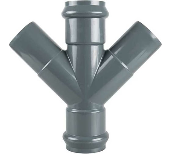 Крестовина AQUAVIVA НПВХ напорная 110/110x45 AQVKR11045 42814